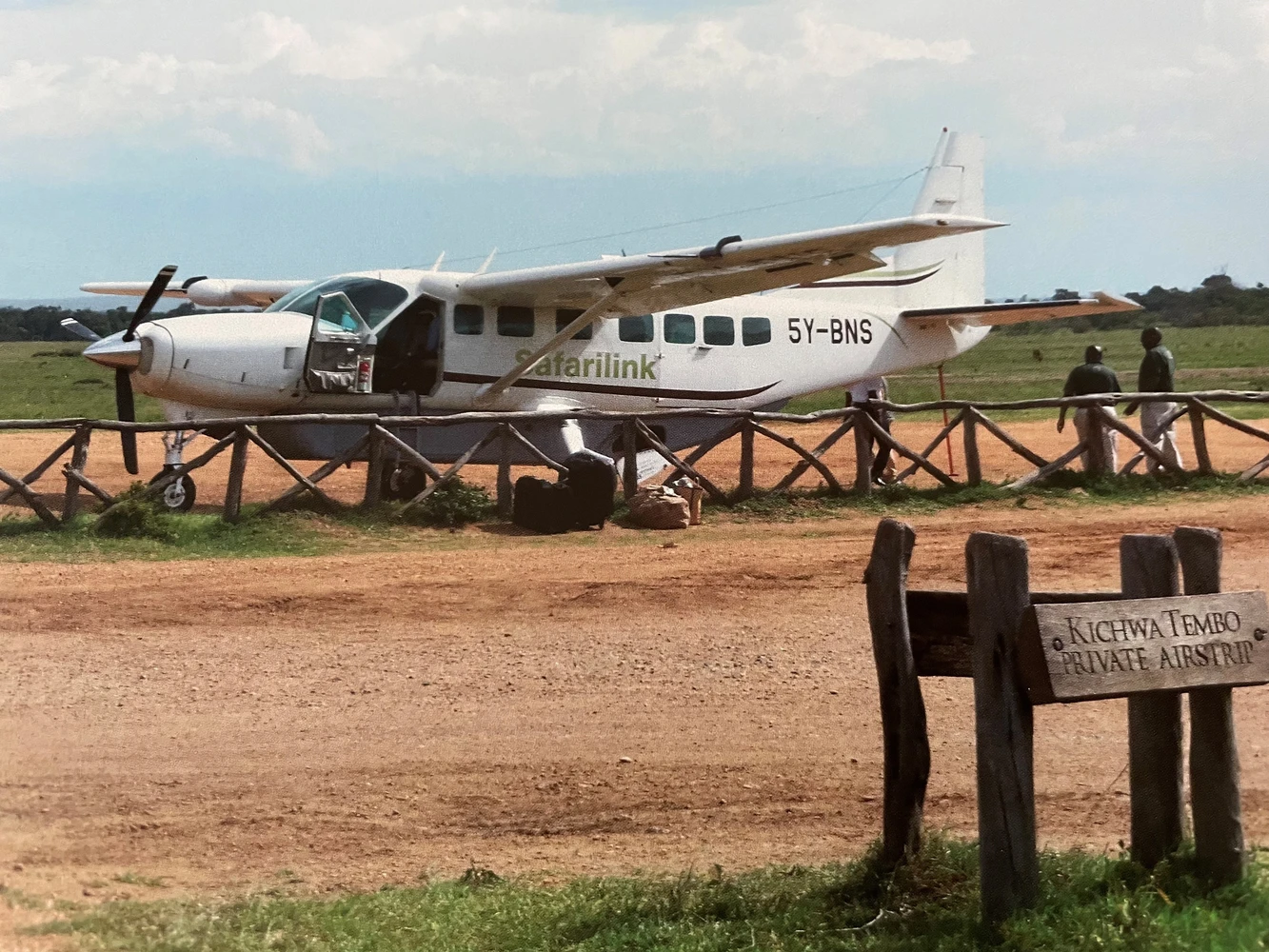 airplane the author was a passenger in while on safari. Photo by the author.