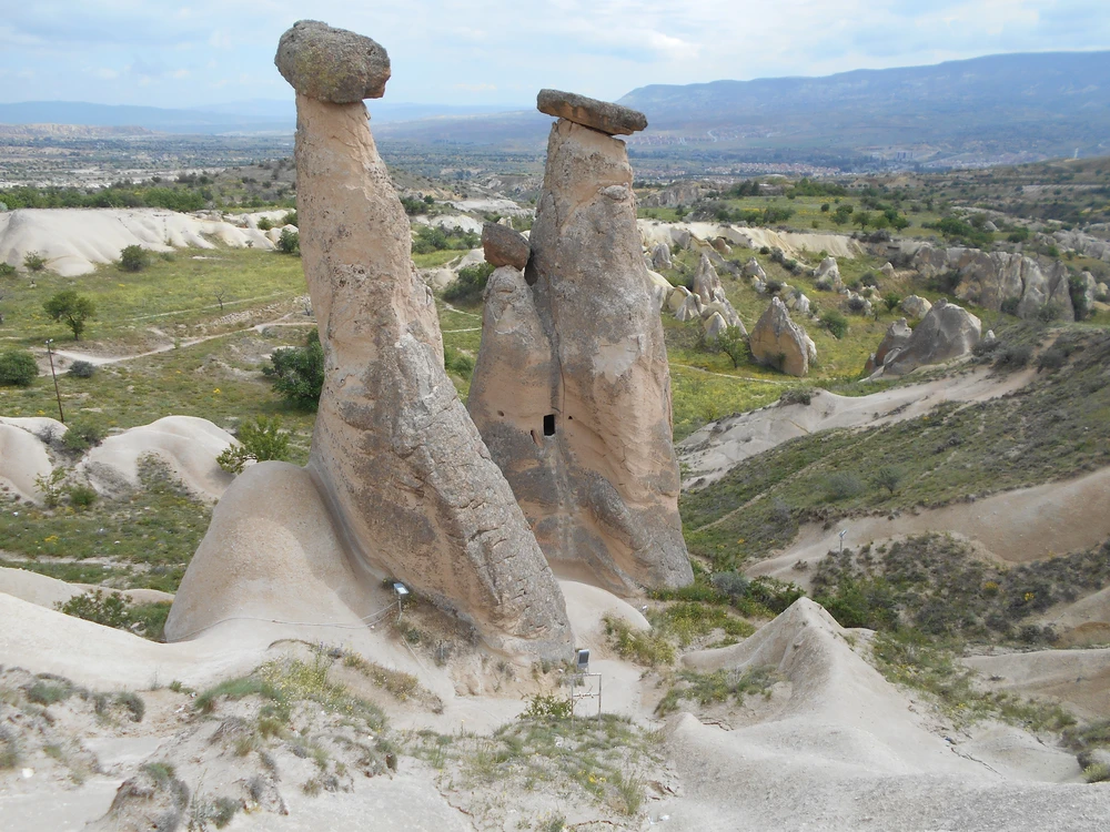 three fairy towers in Cappadocia. Photo by the author