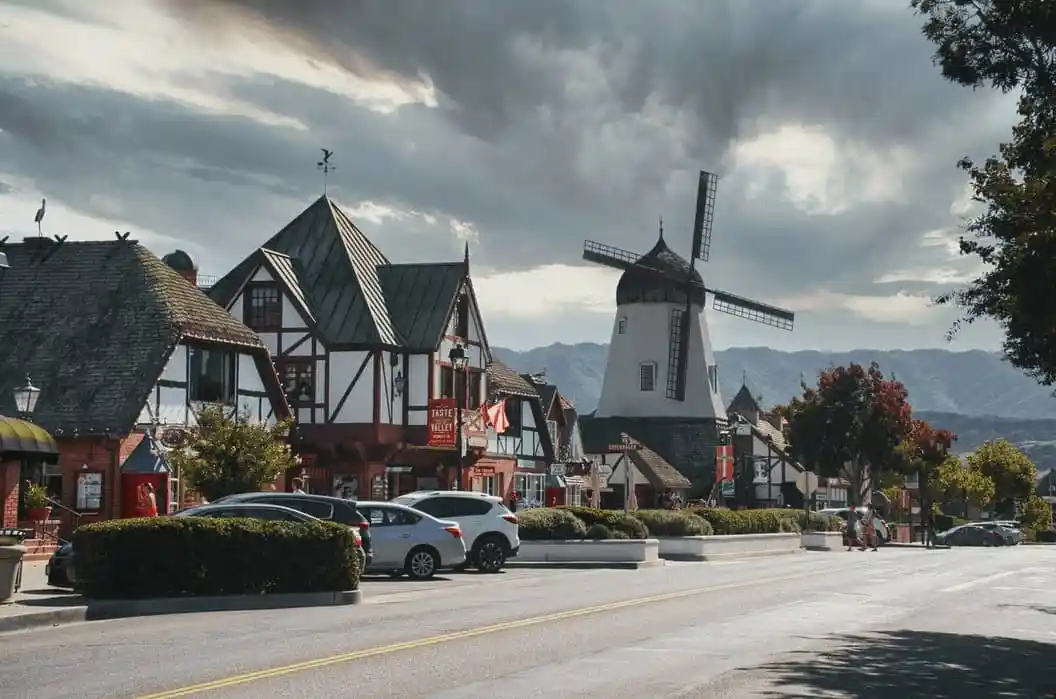 downtown Solvang, CA